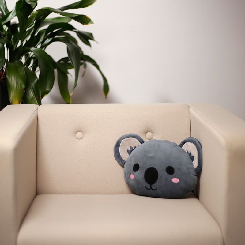 Peluche resteazzz cutiemals KOALA Cuscino Da Viaggio & Eye Mask KIDS Carino Animale Cuscino 
