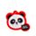 Profumatore per Auto - Panda - Lampone - Animali Dolci ADORAMALS