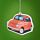 Profumatore per Auto - Fiat 500 - Arancia - Rosso