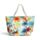 Borsa Mare - Palme Multicolori e Mini Pochette con Cerniera
