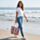 Borsa Mare e Mini Pochette con Cerniera - Mandala Multicolore
