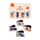 Set di 4 Segnalibri Magnetici - Api - NECTAR MEADOWS