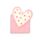Set di 4 Segnalibri Magnetici - Cuori - Amore