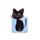Set di 4 Segnalibri Magnetici - Lucky il Gatto Nero