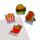 Set di 4 Segnalibri Magnetici - Fast Food - Foodiemals