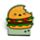 Set di 4 Segnalibri Magnetici - Fast Food - Foodiemals