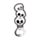 Apribottiglie in PVC con Teschi Spettrali - Spooky