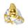 Mini Buddha Portafortuna con Espositore