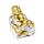 Mini Buddha Portafortuna con Espositore