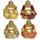 Mini Buddha Portafortuna Brillantinati - 8cm