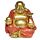 Mini Buddha Portafortuna Brillantinati - 8cm