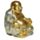 Mini Buddha Portafortuna Brillantinati - 8cm