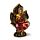Buddha Thailandese Seduto - Oro e Rosso - Fiore di Loto