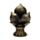 Buddha Thailandese Seduto - Oro e Rosso - Fiore di Loto
