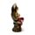 Buddha Thailandese Seduto - Oro e Rosso - Fiore di Loto