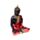 Buddha Thailandese - Rosso, Nero e Oro - Meditazione