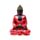Buddha Thailandese - Rosso, Nero e Oro - Contemplazione