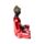 Buddha Thailandese - Rosso, Nero e Oro - Contemplazione