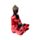 Buddha Thailandese - Rosso, Nero e Oro - Contemplazione