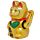 Maneki Neko Gatto che Saluta, Occhi Aperti 21cm