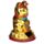 Maneki Neko Gatto Portafortuna che Saluta - Oro