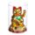 Maneki Neko Gatto Portafortuna che Saluta - Oro