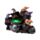 Gatti Neri con Cappello da Strega - Calderone Bollente con LED