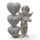 Heart of Heaven - Cherubino con cuore "Ti amo"
