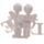 Coppia di Cherubini con scritta LOVE