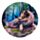 Orologio da Muro Sagomato - Lupo&Fata - Fairy Stories Fairy & Wolf - Lisa Parker