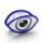 Molletta per Capelli - Occhio Greco Ovale - Evil Eye