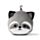 Cuscino da Viaggio con Maschera Relaxeazzz - Procione - Animali Dolci ADORAMALS