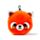 Cuscino da Viaggio con Maschera Relaxeazzz - Panda Rosso - Animali Dolci ADORAMALS