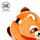 Cuscino da Viaggio con Maschera Relaxeazzz - Panda Rosso - Animali Dolci ADORAMALS