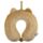 Cuscino da Viaggio in Memory Foam Relaxeazzz - Cane Shiba Inu