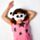 Cuscino da Viaggio con Maschera Relaxeazzz - Panda - Animali Dolci ADORAMALS