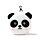 Cuscino da Viaggio con Maschera Relaxeazzz - Panda - Animali Dolci