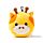 Cuscino da Viaggio con Maschera Relaxeazzz - Giraffa - Animali Dolci