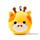 Cuscino da Viaggio con Maschera Relaxeazzz - Giraffa - Animali Dolci ADORAMALS