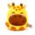 Cuscino di Peluche - Giraffa - Animali Dolci Selvatici ADORAMALS - Squidglys