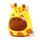 Cuscino di Peluche - Giraffa - Animali Dolci Selvatici ADORAMALS - Squidglys