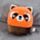 Cuscino di Peluche - Panda Rosso - Animali Dolci Selvatici ADORAMALS - Squidglys