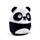 Cuscino di Peluche - Panda Susu - Animali Dolci Selvatici ADORAMALS - Squidglys