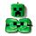 Cuscino da Viaggio con Maschera Relaxeazzz - Creeper - Minecraft