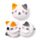 Cuscino da Viaggio con Maschera Relaxeazzz - Gatto Lola - Animali Dolci ADORAMALS