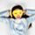 Cuscino da Viaggio con Maschera Relaxeazzz - Snoozie la Faccina Addormentata
