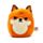 Cuscino di Peluche - Finnick la Volpe - Animali Dolci ADORAMALS - Squidglys