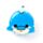 Cuscino da Viaggio con Maschera Relaxeazzz - Delfino - Animali Dolci ADORAMALS