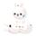 Cuscino da Viaggio con Maschera Relaxeazzz - Frances il Coniglio - Animali Dolci