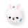 Cuscino da Viaggio con Maschera Relaxeazzz - Frances il Coniglio - Animali Dolci